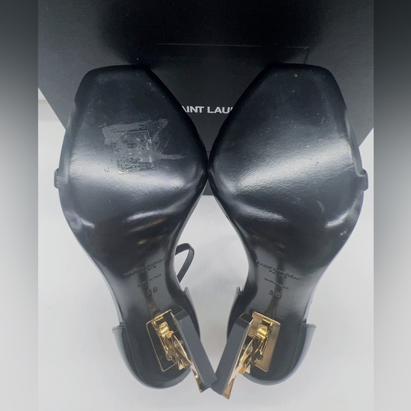 Saint Laurent Opyum Patent Leather Sandals - Picture 6 of 15